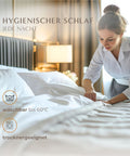 Hygienische Halbdaunendecke waschbar bis 60 Grad und trocknergeeignet für den täglichen Gebrauch