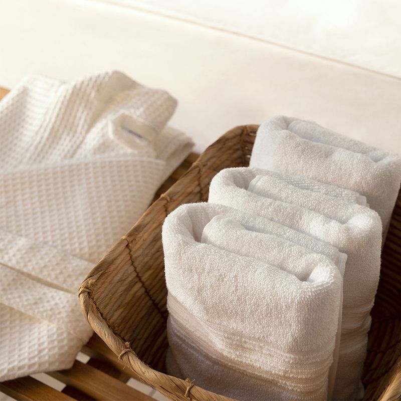 Hôtel de luxe et spa serviettes de bain 27" X 58" Lot de 4-Blanc 
