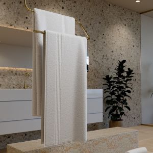 Serviettes de bain pour hôtel de luxe Hanse, lot de 2